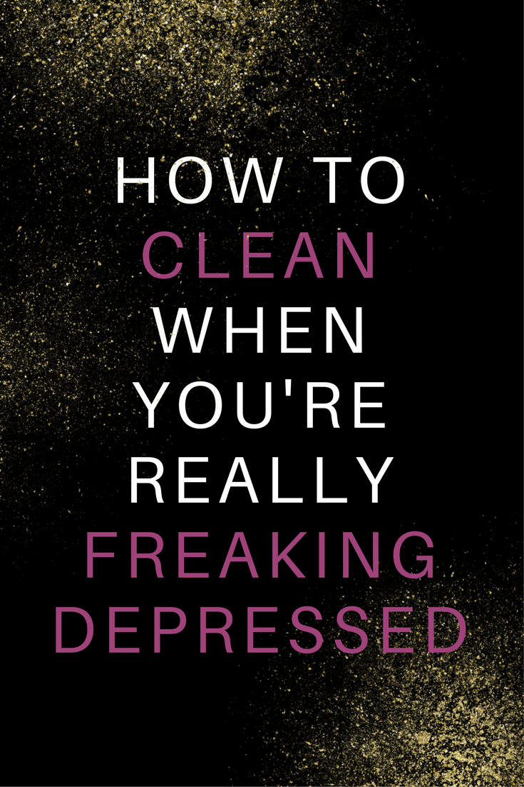 Tips for Cleaning When You're Depressed