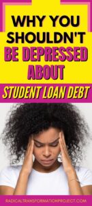 depressed about student loan debt