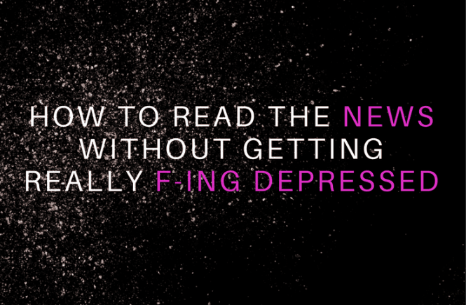 How to Read the News Without Getting Depressed