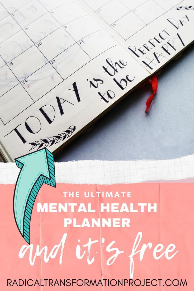 free mental health planner