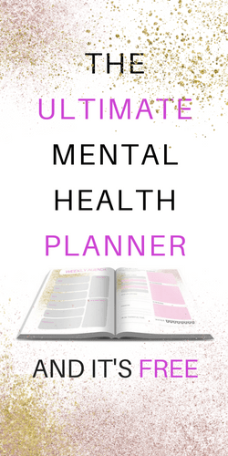 Mental health planner to help with depression and anxiety | printable | planner | healthy coping | depression tips | anxiety coping