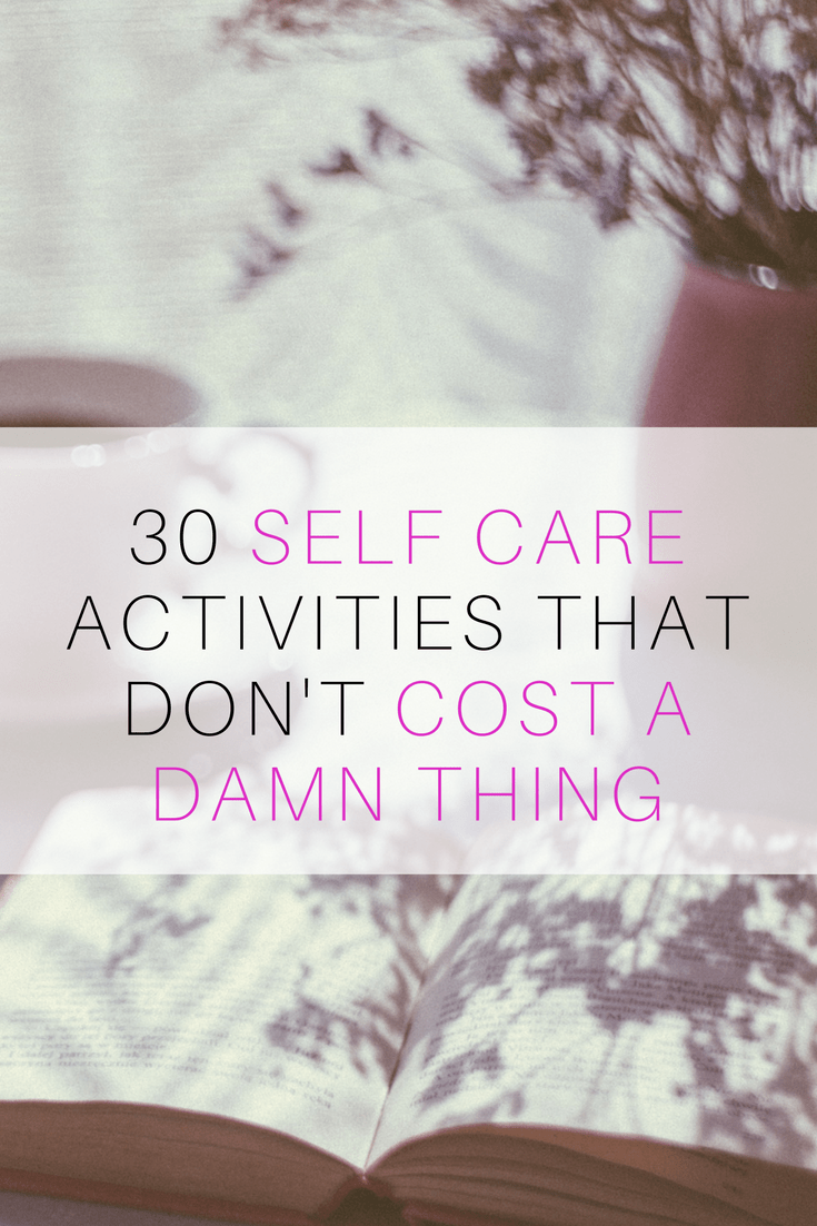 self care pinterest for when you're broke