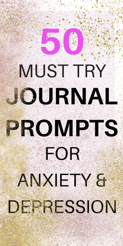 Journal Writing Prompts for Depression an Anxiety
