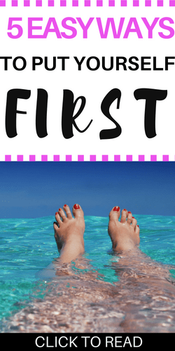 Easy ways to put yourself first | productivity | happiness | self-care | mental health