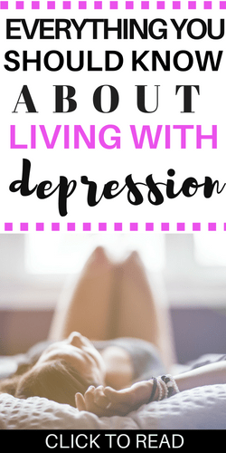 living with depression | depresed | mental health | self-care | healthy coping