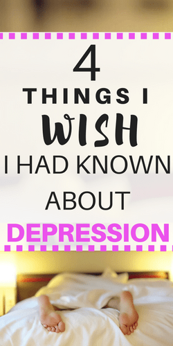 things i learned from managing depression