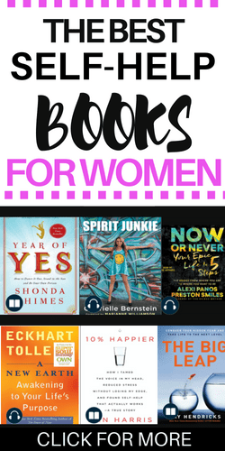 Self-help books for women | personal development | self-care | book recommendation | reading list | personal growth | audiobooks