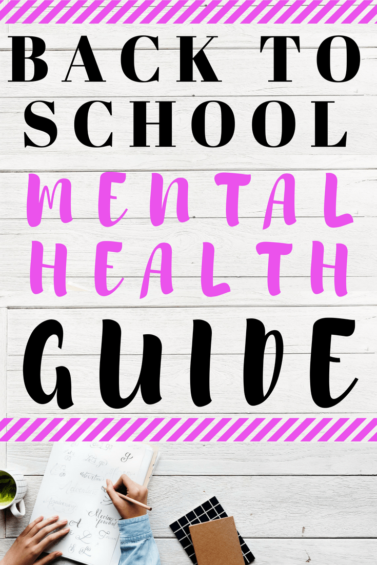 Mental health back to school guide to help you manage depression and anxiety symptoms in school #depression #anxiety #mentalhealth