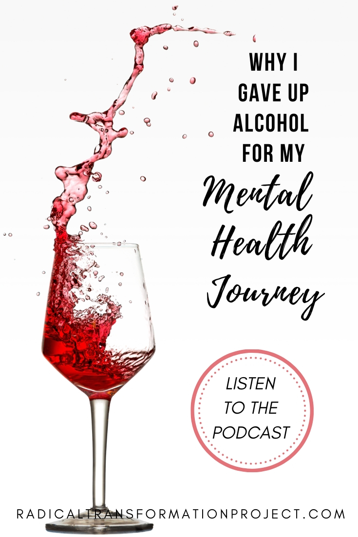 giving up alcohol for mental health