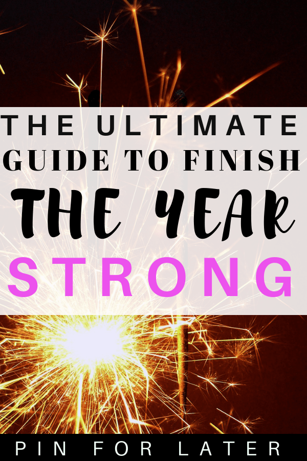 Check out these ideas to finish the end of the year strong and set awesome new years resoltuion #goals #newyears #last90days