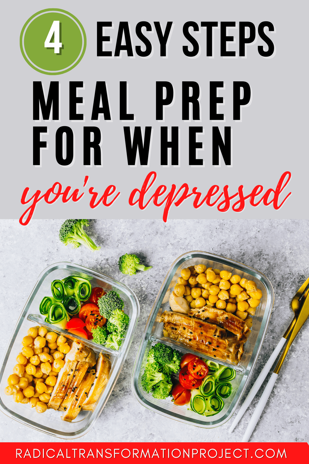 Easy Meal Prep for When You're Not Motivated