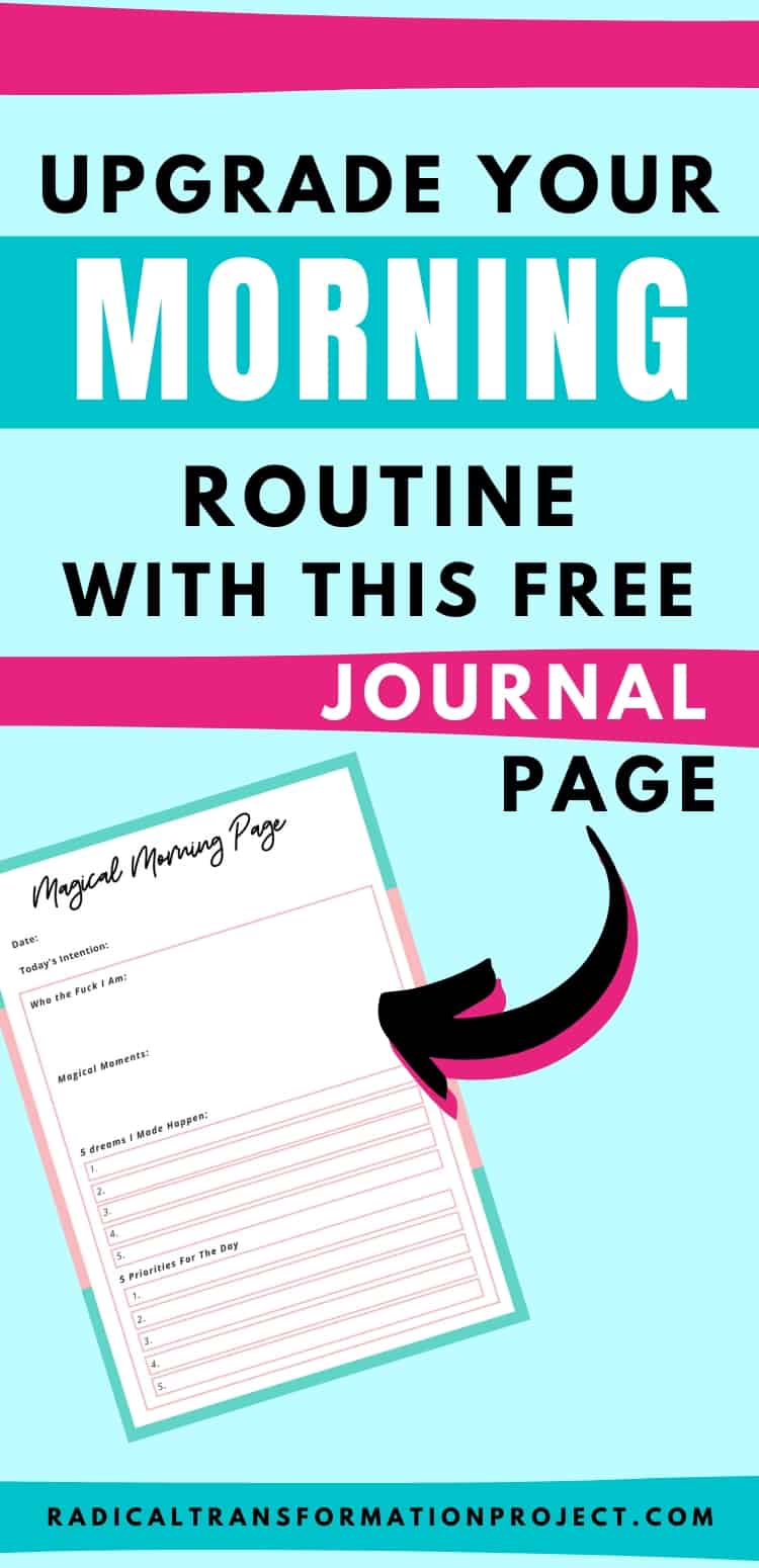 Upgrade Your Morning Routine With This Free Journal Page