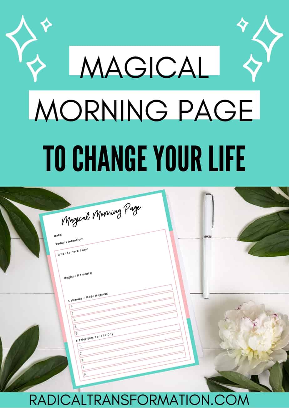 free morning journal prompt mental health