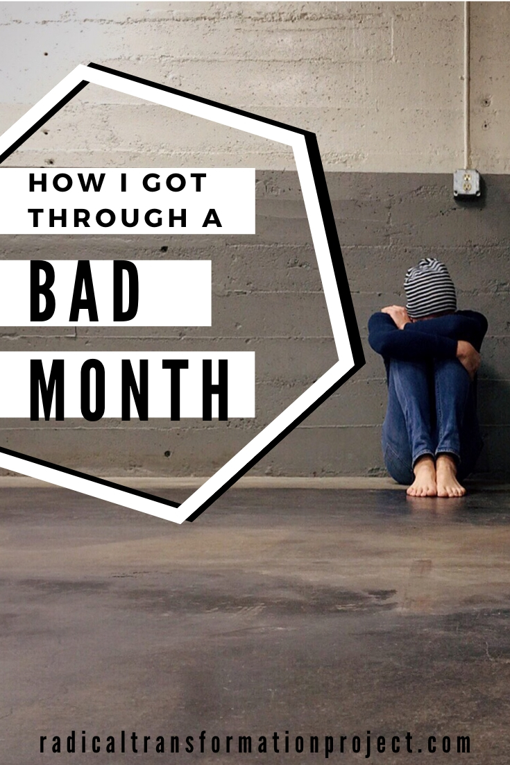 how I got through a bad month mental health