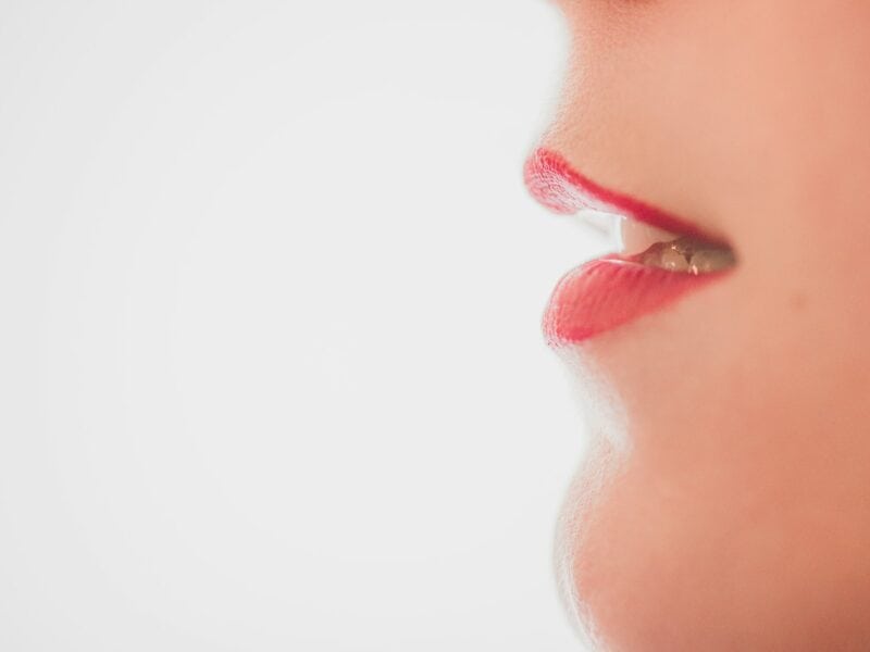 woman's lips