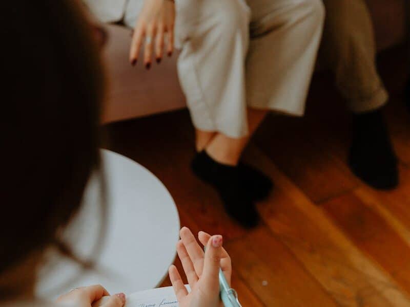 Therapist Giving Advice to Couple